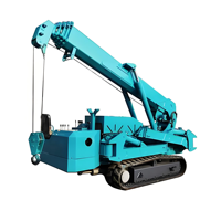Grue araignée innovante tout-terrain diesel 3T-Système hydraulique avancé à faible bruit Hauteur de levage de 9.6m et moment 30KN.M