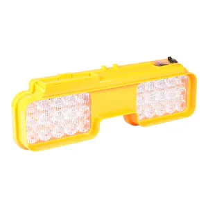 Nouvelle arrivée Dc 12-24v Ece R10 R65 jaune deux lumières clignotent alternativement camion remorque Led charge arrière barre lumineuse d'avertissement