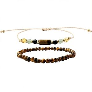 Natural Stone Bracelet Colorful Glass Beaded Career Success Innovative White Label One-stop Sourcing - Product Image 3