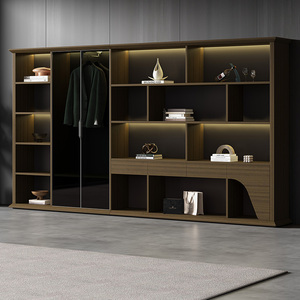 Luxury Modern Ergonomic Convertible Wooden Panel Modular Reception Desk Chair Set File Drawer Storage Floor Mount Installation - Product Image 6