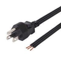 Cable de alimentación de CA Cable de alimentación de extensión de alimentación estándar americano de 3 pines
