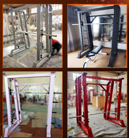 Máquina Smith de Vanguardia para Gimnasio Comercial, Equipo de Fitness Inteligente, Certificación CE, Acero Q235