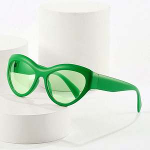 Nouveauté Mode Unisexe Lunettes de Soleil de Cyclisme Argentées Grand Cadre Style Steampunk pour Femmes - Product Image 2