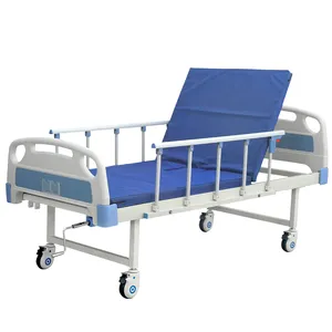 Best Selling one function medical bed for hospital one crank rotating medical beds for sale