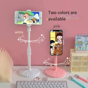 Support rétractable pour téléphone portable Ins Support de bureau multifonctionnel rotatif pour photo en direct Vente en gros - Product Image 3