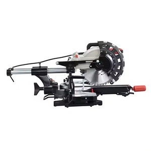 Sega a Troncare Scorrevole a <span class=keywords><strong>Taglio</strong></span> Singolo <span class=keywords><strong>da</strong></span> 8 Pollici 1700W con Guida Laser e Luce, 210mm 4700RPM per <span class=keywords><strong>Taglio</strong></span> Legno e Alluminio - Product Image 3