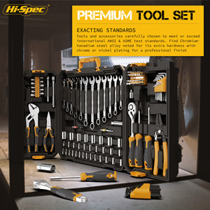 124 Piece Socket Wrench Tool Set Metric Imperial Automotive Repair Kit - Product Image 3