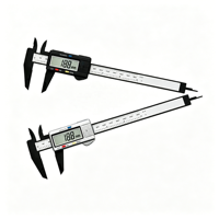 Pied à coulisse numérique électronique LCD, altimètre, micromètre, outil de mesure, règle en plastique 0-150mm 0-100mm, disponible pour le bricolage et l'OEM