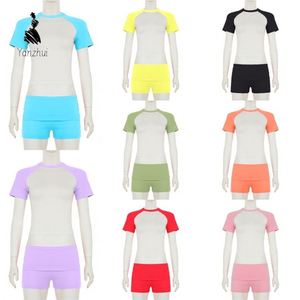 Completo Estivo Personalizzato YZ 2026 da Donna: T-shirt a Maniche Corte e Pantaloncini con Coulisse, Set Casual Coordinato - Product Image 2