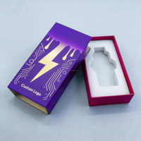 Boîte d'emballage tiroir sur mesure, vente chaude usine, en carton pré-imprimé avec logo, vide, pour cartouches de 1 ml, boîtes à rouleaux