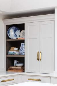 Goo-Ki <span class=keywords><strong>5</strong></span> polegadas zinco liga puxadores do armário quadrado acabamento moderno 2-Pack durável mobiliário hardware para sala de estar armários - Product Image 6