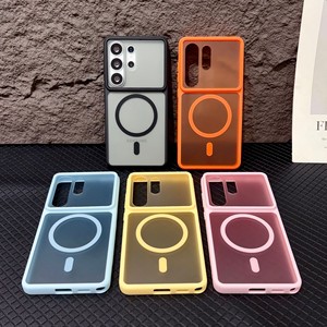เคสโทรศัพท์แม่เหล็กใสหรูหราแบบด้าน สำหรับ Samsung Galaxy S26 S25 S24 Ultra ป้องกันแรงกระแทก รองรับการชาร์จไร้สาย - Product Image 1
