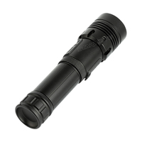 Lampe torche LED rechargeable STARYNITE avec zoom, XHP70, avec port de charge de type C