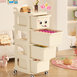 Rmier Kunststoff Schublade Lagers chrank Spielzeug <span class=keywords><strong>2</strong></span> Schicht mit Rädern Behälter für Küche Badezimmer Aufbewahrung boxen für Kleidung - Product Image 3