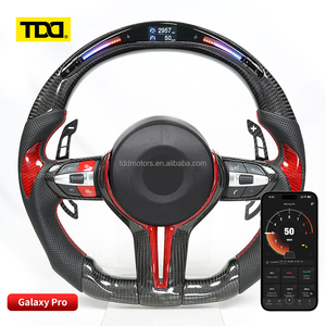 Volante deportivo TDD LED de fibra de carbono para BMW Serie 3 4 5 6 7 8 G20 G2X G3X M3 M4 M, volante deportivo personalizado de fibra de carbono genuina. - Product Image 3