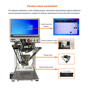 <span class=keywords><strong>Robot</strong></span> paralelo Delta de máquina de selección y colocación automática duradera y eficiente con brazo de 3 ejes para la industria de fabricación múltiple - Product Image 2