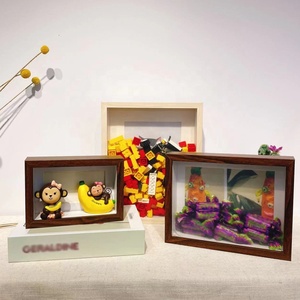 Nhà Máy Bán buôn tùy chỉnh A4 trắng đen 3D 2 <span class=keywords><strong>inch</strong></span> bóng sâu hộp khung không có đánh giá yet42 bán - Product Image 6