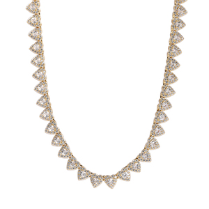 Elegant Dainty Choker Hot Sale Fancy Iced Out Double Heart Necklace Layered Jewelry for Women Bling Bling <strong>Love</strong> Series <strong>Bracelet</strong> - Product Image 5