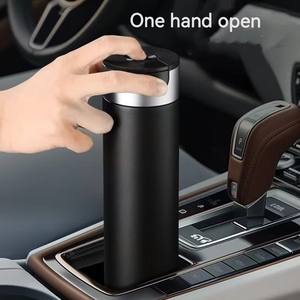 Bottiglia Termica in Acciaio Inox 304 con Display LED della Temperatura, <span class=keywords><strong>Tazza</strong></span> per Tè con Apertura Facilitata e Coperchio Antigoccia - Product Image 2