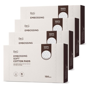 Per Dr.G tamponi di cotone morbido goffrato 150 fogli Per confezione 4EA Set utilizzo naturale del viso - Product Image 1