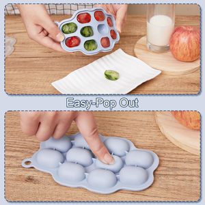 Sucette en silicone pour bébé, forme de sucette, qualité alimentaire, pour l'alimentation complémentaire de 0 à 24 mois - Product Image 4