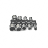 Jeu de 9 embouts en acier pour tournevis et perceuse électrique, pour le vissage et le bricolage, pour outils électriques et tournevis électriques