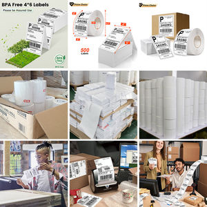 Высокая температура 100x70 мм доставка термальный штрих-код qr-код этикетка наклейка шкала этикетка штрих-код промышленный - Product Image 6