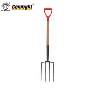 <span class=keywords><strong>Fourche</strong></span> de <span class=keywords><strong>jardin</strong></span> en acier à haute teneur en carbone, robuste, avec une poignée solide, pour creuser des bordures - Product Image 2