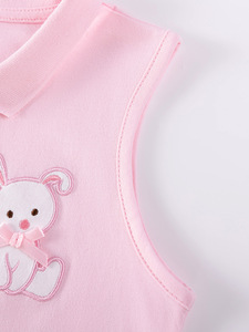Abito estivo senza maniche in cotone per ragazze <span class=keywords><strong>Nora</strong></span>, abito dolce e carino per bambini, stile europeo americano - Product Image 4