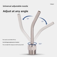 Buse de pulvérisation d'eau universelle haute pression en acier inoxydable pour porte-outil de centre d'usinage CNC, fraiseuse portique et tour