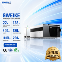 Machine de découpe laser à fibre CNC 3 axes haute précision GWEIKE LF3015GA 2000W, refroidissement par eau, prise en charge PLT, pour métaux complexes