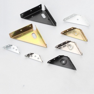 Support de meuble multifonctionnel moderne pour armoire Code d'angle triangulaire à angle droit Acier inoxydable Durable Installation facile - Product Image 1