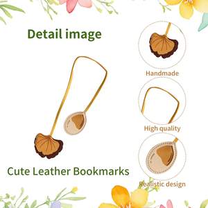 Marcapáginas <span class=keywords><strong>de</strong></span> Cuero Duradero con Diseño <span class=keywords><strong>de</strong></span> Rosa y Girasol <span class=keywords><strong>para</strong></span> Lectura Diaria, Regalo <span class=keywords><strong>para</strong></span> Amantes <span class=keywords><strong>de</strong></span> los Libros y Profesores, Marcador <span class=keywords><strong>de</strong></span> Páginas Portátil - Product Image 4