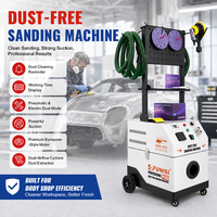 Ponceuse à air simple sans poussière FUNISI avec extracteur de poussière pour atelier de carrosserie automobile