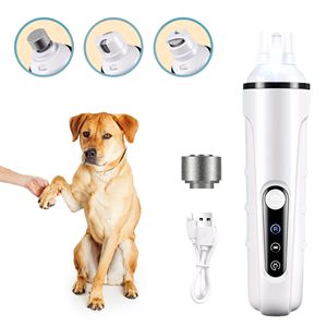 เครื่องเจียรเล็บสุนัขแบบไฟฟ้าเงียบพิเศษ พร้อมไฟ LED และหน้าจอ LCD ปลอดภัยสำหรับสัตว์เลี้ยง เช่น แมว สุนัข และกระต่าย - Product Image 1