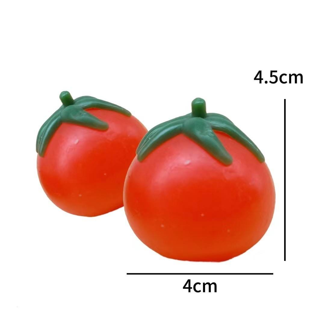 Release Stress Tomato Release Toy Funny Decompression Squeeze Squishy Toys Hot Selling Fruit Tomato Anti-stress Ball