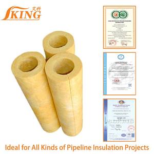 ISOKING <span class=keywords><strong>Isolation</strong></span> de tuyaux en laine de verre acoustique et thermique de haute performance avec feuille d'aluminium pour systèmes CVC, respectueuse de l'environnement - Product Image 2