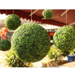 <span class=keywords><strong>Planta</strong></span> Decorativa Colgante Verde con Efecto Falso de Bola de Césped para Jardín, Ideal para Decoración de Cobayas - Product Image 2