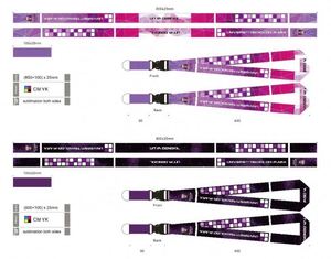 Cordón de poliéster personalizado con gancho, accesorio promocional, soporte para tarjeta de identificación de fábrica, cordón para el cuello con logo impreso. - Product Image 5