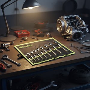 Jeu de clés mixtes Fasano Tools, 6 pièces, métriques, en acier, kit d'outils de réparation automobile - Product Image 3