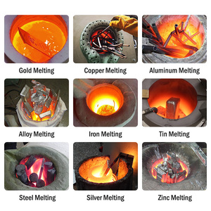 Horno <span class=keywords><strong>de</strong></span> fusión <span class=keywords><strong>de</strong></span> inducción eléctrica <span class=keywords><strong>de</strong></span> platino dorado al vacío con crisol - Product Image 5
