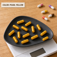 Capsules végétales vides en HPMC, transparentes, colorées et personnalisées, à base de plantes, pour compléments alimentaires