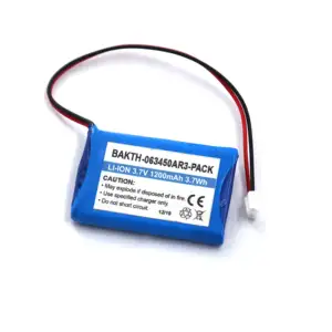 热卖廉价可充电存储3.7V 1200Mah 063450AR3锂离子锂离子聚合物电池销售