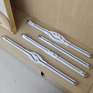 <span class=keywords><strong>Rail</strong></span> de rideau en alliage d'aluminium, montage mural ou au plafond, robuste, silencieux, pour fenêtre, <span class=keywords><strong>porte</strong></span>, maison, hôtel - Product Image 2
