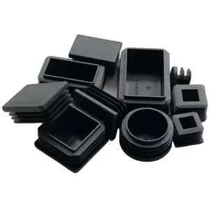 Tube protective pipe fitting end caps pipe plugs end covering round and rectangular end caps silicone pvc hdpe pe pp cover