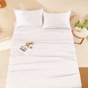 Ensemble de draps en soie de mûrier véritable sur mesure en gros, ensemble de literie en soie, taille king, <span class=keywords><strong>couette</strong></span> en soie, ensemble de draps en soie - Product Image 3