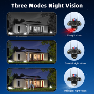 Oem 3MP Loud Loa icsee 3 ống kính ngoài trời không thấm nước không dây <span class=keywords><strong>wifi</strong></span> mạng IP PTZ CCTV <span class=keywords><strong>WIFI</strong></span> Home an ninh máy ảnh - Product Image 5