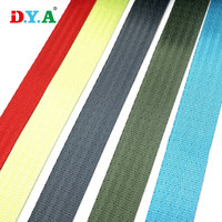 Sangle colorée recyclée personnalisée 25mm bande de sangle en nylon pour sac à dos valises accessoires