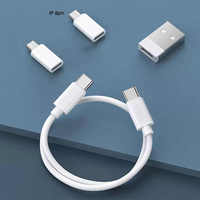 Kit de Câbles de Données USB-C Multiport et Multifonction 6-en-1 Focuses, Kit de Câbles de Charge Rapide 60W pour Téléphone et Adaptateur pour iPhone
