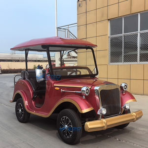 Carrito de Cine con Diseño de Auto Clásico Vintage, Eléctrico de 4 Ruedas, para Hoteles y Aeropuertos - Product Image 1
